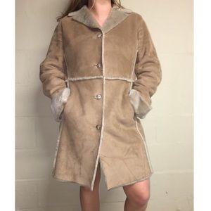 Ann Taylor Faux Suede Coat